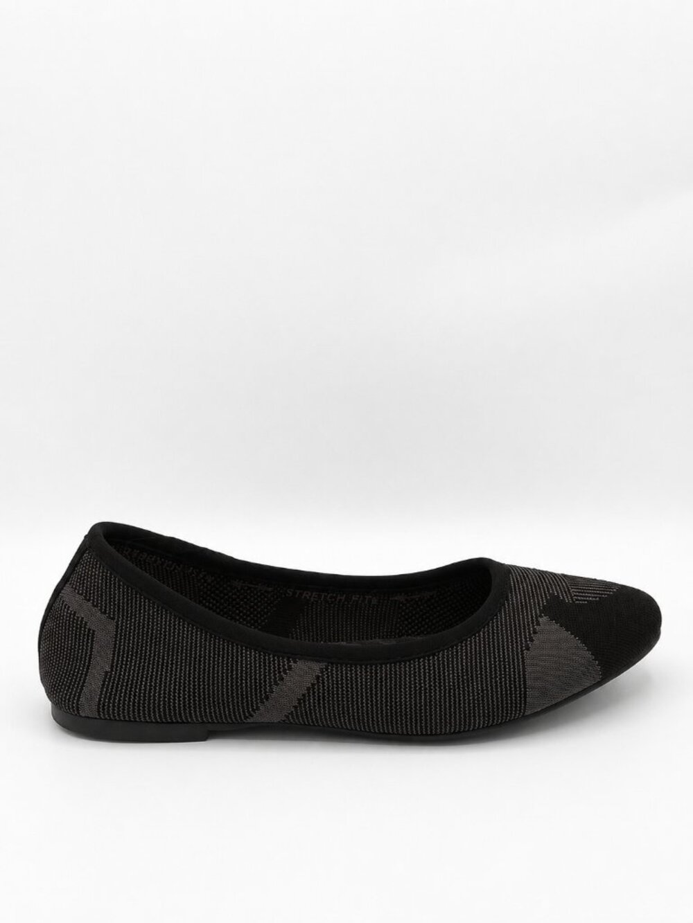 Skechers StretchFit Cleo-Wham Ballet Flats Size 9.5 Black/Charcoal NWOT - Picture 6 of 16